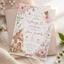 Jardin de Fées Filles Florales Baby Shower