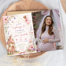 Jardin de Fées Fleurs Filles Baby Shower Photo