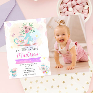 Invitation Jardin de fête d'anniversaire floral de printemps
