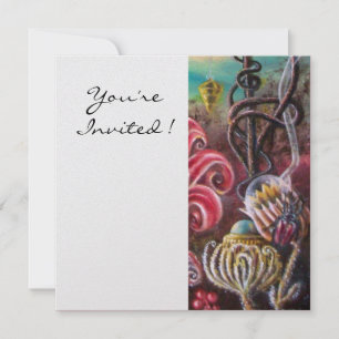 Invitation JARDIN DE LA MELISSA 2, Métallique de glace, Fuchs