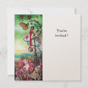 Invitation JARDIN DE LA MELISSA champagne