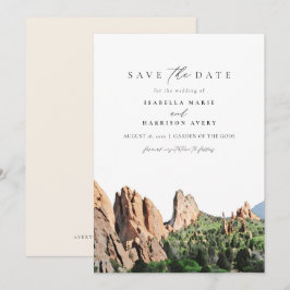 Invitation JARDIN DES DIEUX Skyline Travel Enregistrer la dat