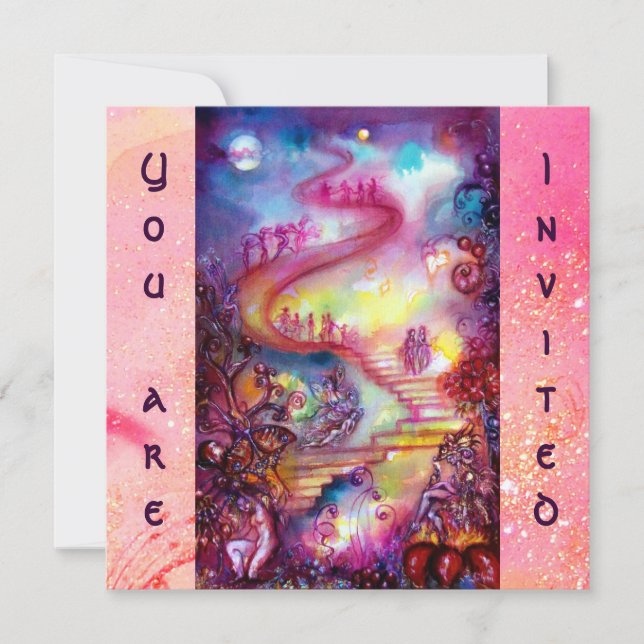 INVITATION JARDIN DES OMBRES PERDUES / ESCALIER MYSTIQUE (Devant)