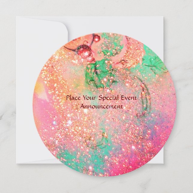 INVITATION JARDIN DES OMBRES PERDUES / MONOGRAMME PAPILLON (Devant)