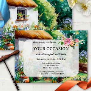Invitation Jardin d'été Garden Cottage