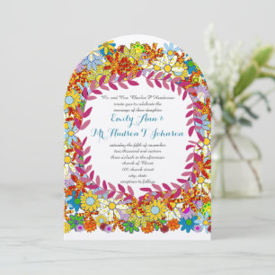 Invitation Jardin enchanté Folksy Fairytale Mariage