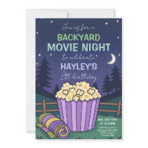 Jardin extérieur Nuit de cinéma Anniversaire