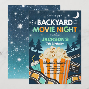Invitation Jardin Film Nuit Anniversaire Movie Sous L'Étoile