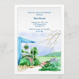 Invitation Jardin Garden