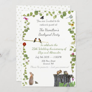 Invitation Jardin :invitations