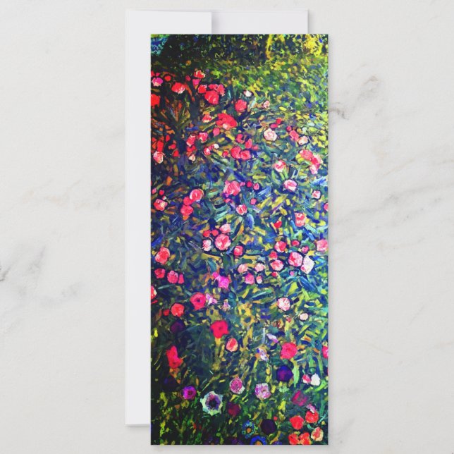 Invitation Jardin italien Gustav Klimt (Devant)