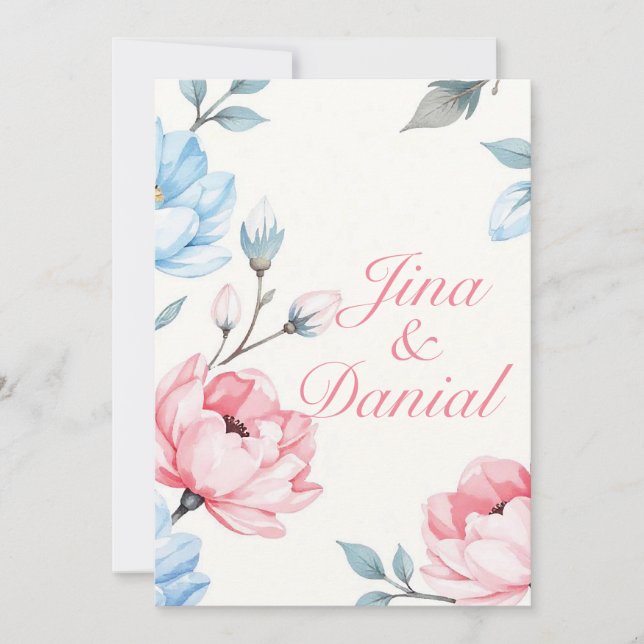 Invitation Jardin qui murmure  (Devant)