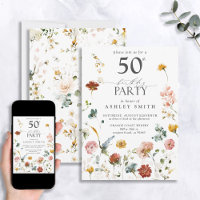 Jardin rose Galligraphie florale 50e anniversaire