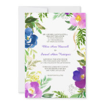 Jardin Violet Bleu Mariage officiel