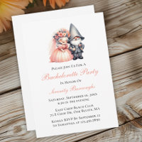 Jardin Whimsical Gnome Orange Bachelorette