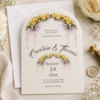 Jaune Canari Freesia Romantique Floral Mariage