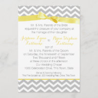Jaune moderne Zigzag Bow