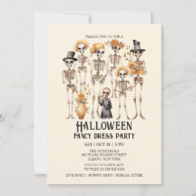 Jaunty Skeleton Portrait de famille Halloween Part