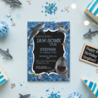 Jaw-Some Temps Grand Requin Blanc Anniversaire