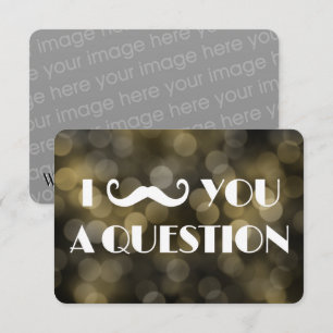 Invitation Je Dois Vous Poser Une Question Bokeh Lumières Inv