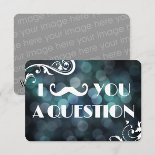 Invitation Je Dois Vous Poser Une Question Bokeh Lumières Inv