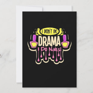 Invitation Je fais des ongles