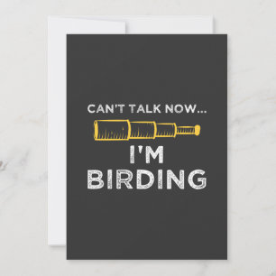 Invitation Je fais du Birding