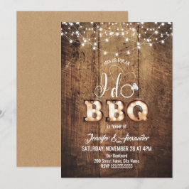 Invitation Je fais partie de l'engagement BBQ