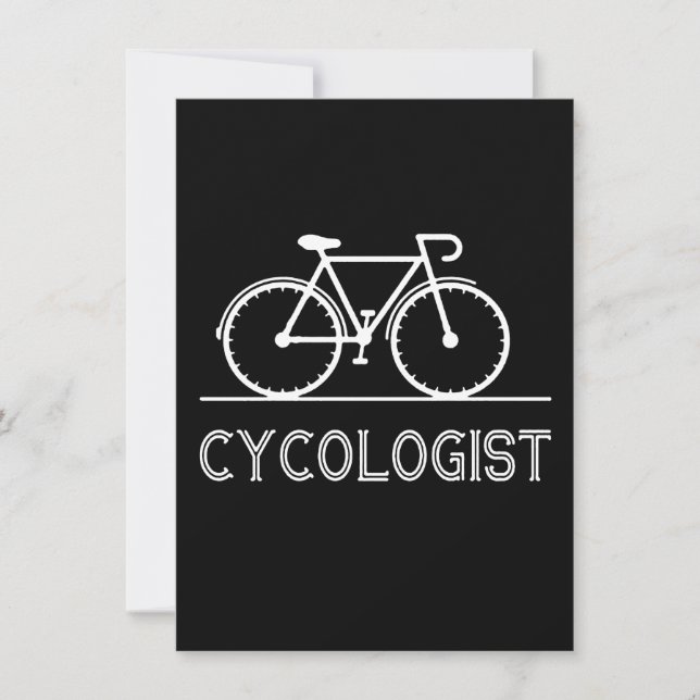 Invitation Je Fais Toujours Du Vélo Le Matin Pour Être En Bon (Devant)