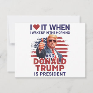 Invitation Je L'Aime Quand Je Me Réveille Et Trump Est Le Pré