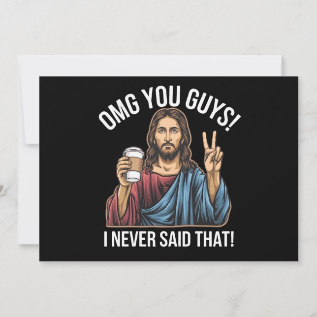 Invitation Je N'Ai Jamais Dit Ça. (Devant)