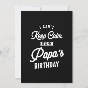 Invitation Je ne peux pas garder le calme C'est l'anniversair