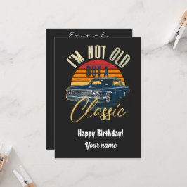 Invitation Je ne suis pas vieux mais un classique 