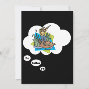 Invitation Je préfère chasser le canard