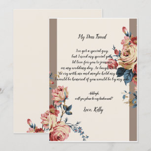 Invitation je      serai ma femme de chambre