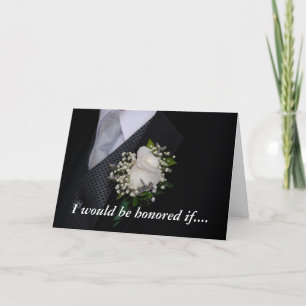 Invitation Je Serais Honoré Si Tu Serais Mon Meilleur Homme