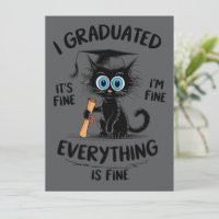 Je suis diplômé C'est bien Je vais bien Tout va bi