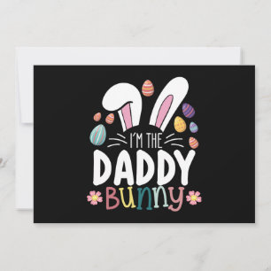 Invitation Je suis la famille de Pâques papa papa papa qui co