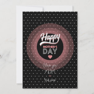 Invitation Je t'aime maman