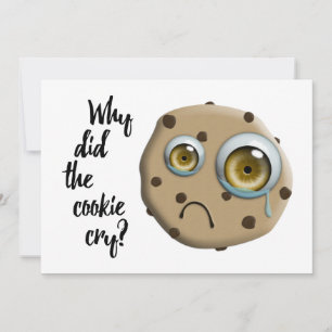 Invitation JE TE MANQUE maman biscuit blague
