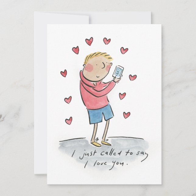 Invitation Je viens de dire que je t'aime (Devant)