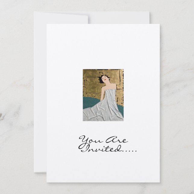 Invitation Je vous espère danse (Devant)