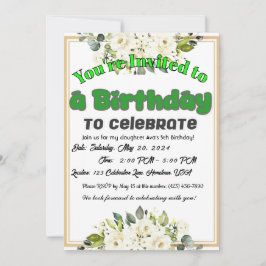 Invitation Je vous souhaite une année pleine de joie !