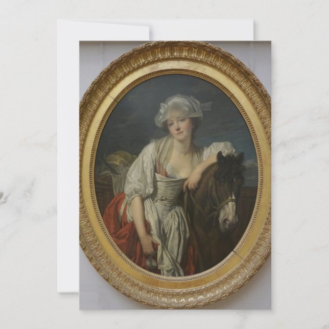 Invitation Jean-Baptiste Greuze - La Laiterie (Devant)