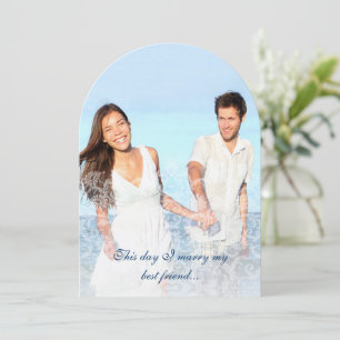 Invitation J'Épouse Mon Meilleur Ami Photo Lace Wedding Invit