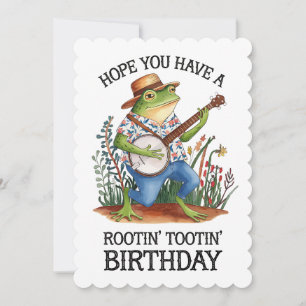 Invitation J'Espère Que Vous Avez Une Grenouille D'Anniversai