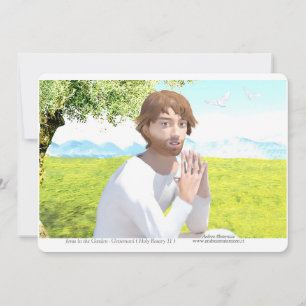 Invitation Jésus au Jardin (Gethsémani)