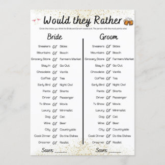 Invitation Jeu conjoint Bachelor/Bachelorette