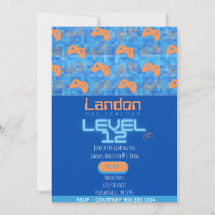 Invitation Jeu d'anniversaire 