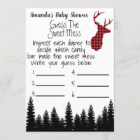 Jeu de Baby shower de couches sales de Buffalo